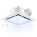 Front. Unique Bargains - Bathroom Exhaust Fan with Light 12" Ultra Quiet 1.0 Sones 1200LM 5CCT Mounting Opening 10"x10" 140CFM Ceiling Mount - White.
