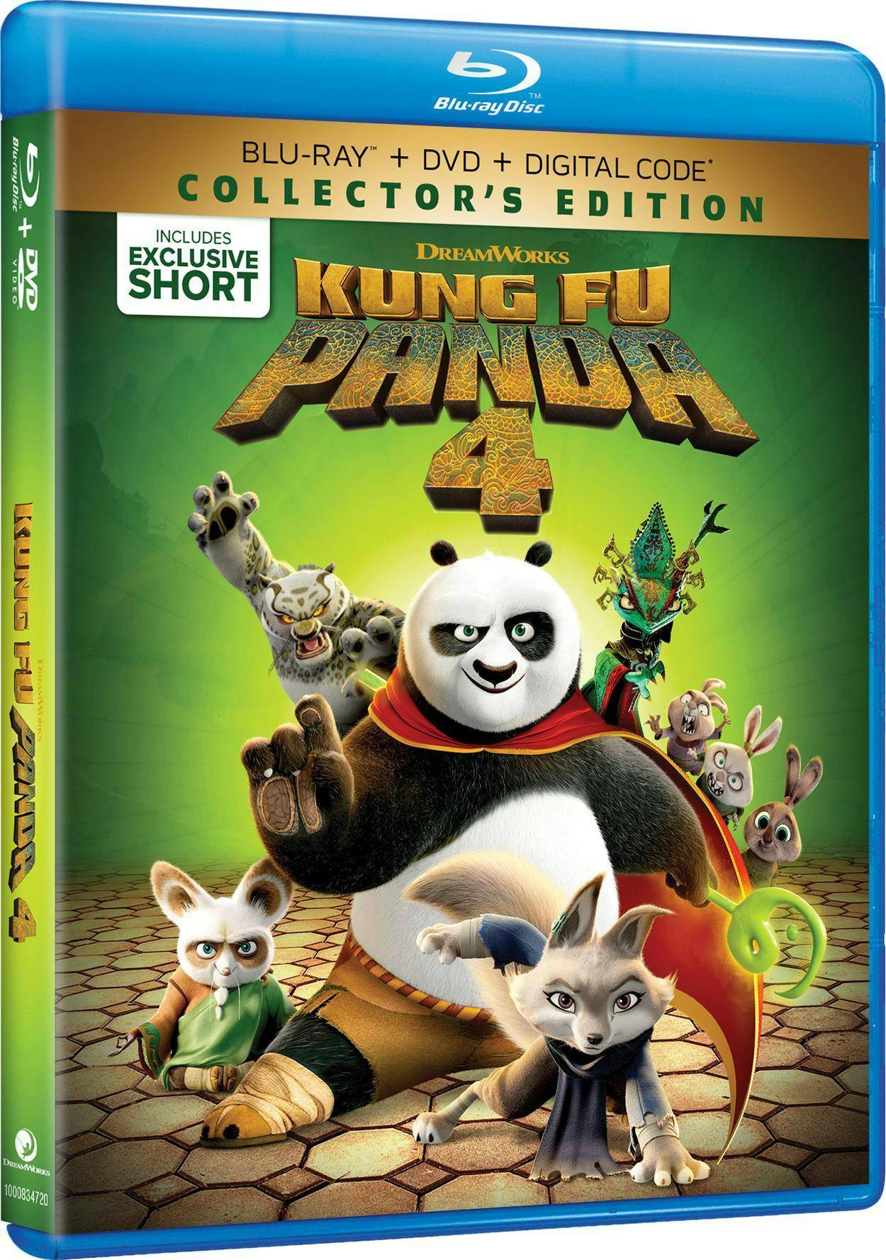 Angle. Kung Fu Panda 4 (Blu-ray + DVD + Digital) [Blu-ray].