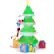 Alt View 20. Costway - 7 FT Inflatable Christmas Tree with Santa Claus & Dog Self-inflating Decoration - Multicolor.
