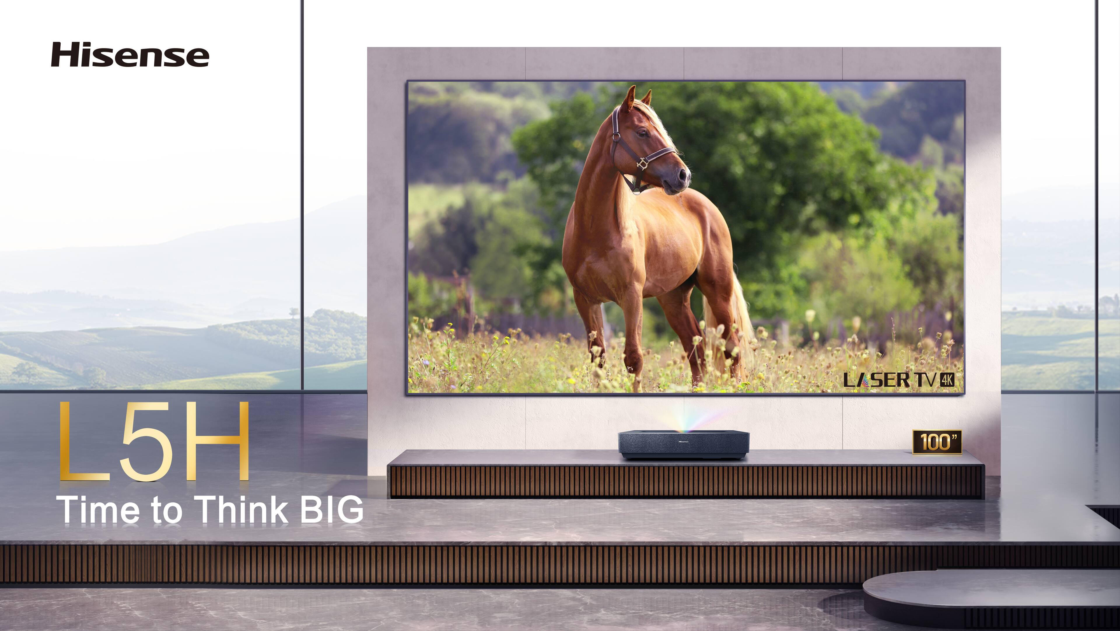Hisense L5H Time to Think BIG LASER TV 4K 100"