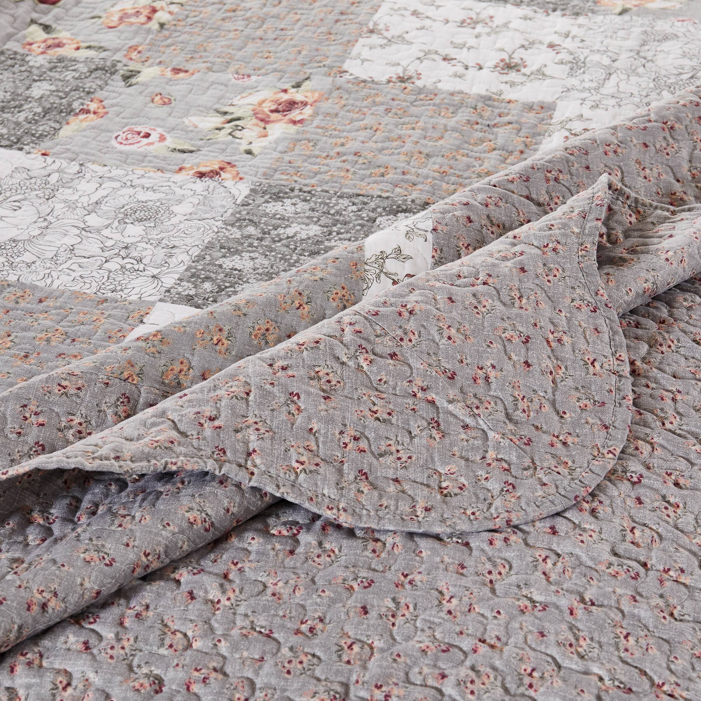 Back. BreeBe - Giulia Bedspread Set -3 Piece Queen - Multi.