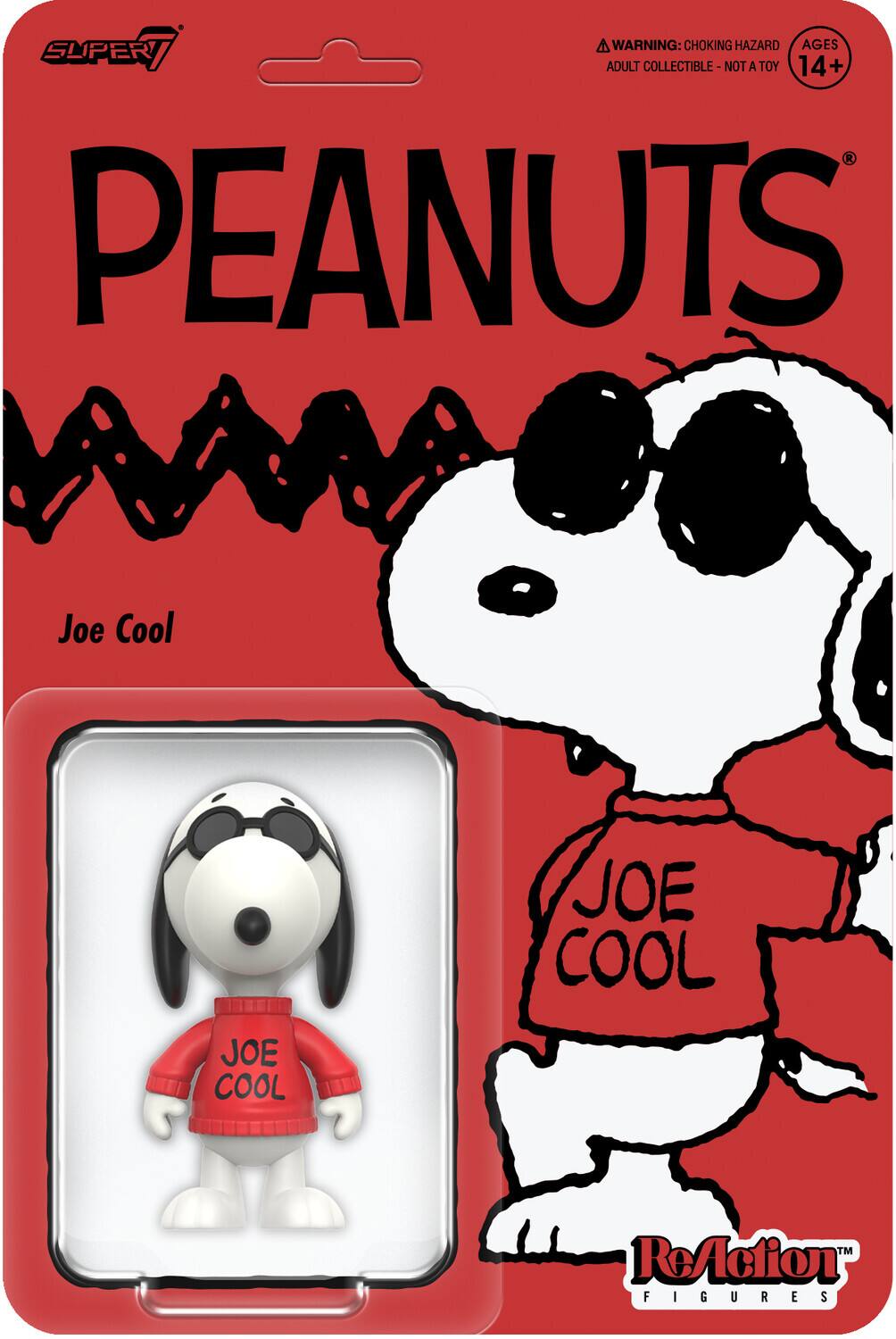 Super7 - Peanuts - ReAction Figures Wv8 - Joe Cool - COLLECTIBLES
