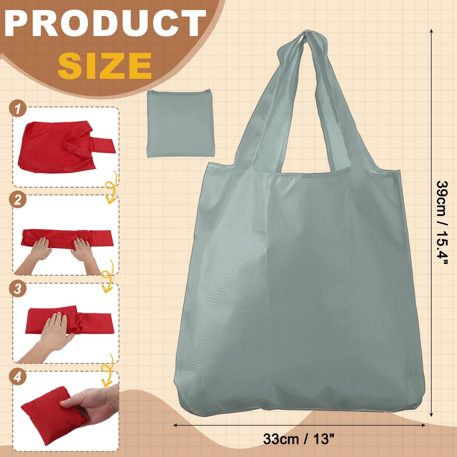 PRODUCT SIZE

1. 39cm / 15.4"
2. 33cm / 13"