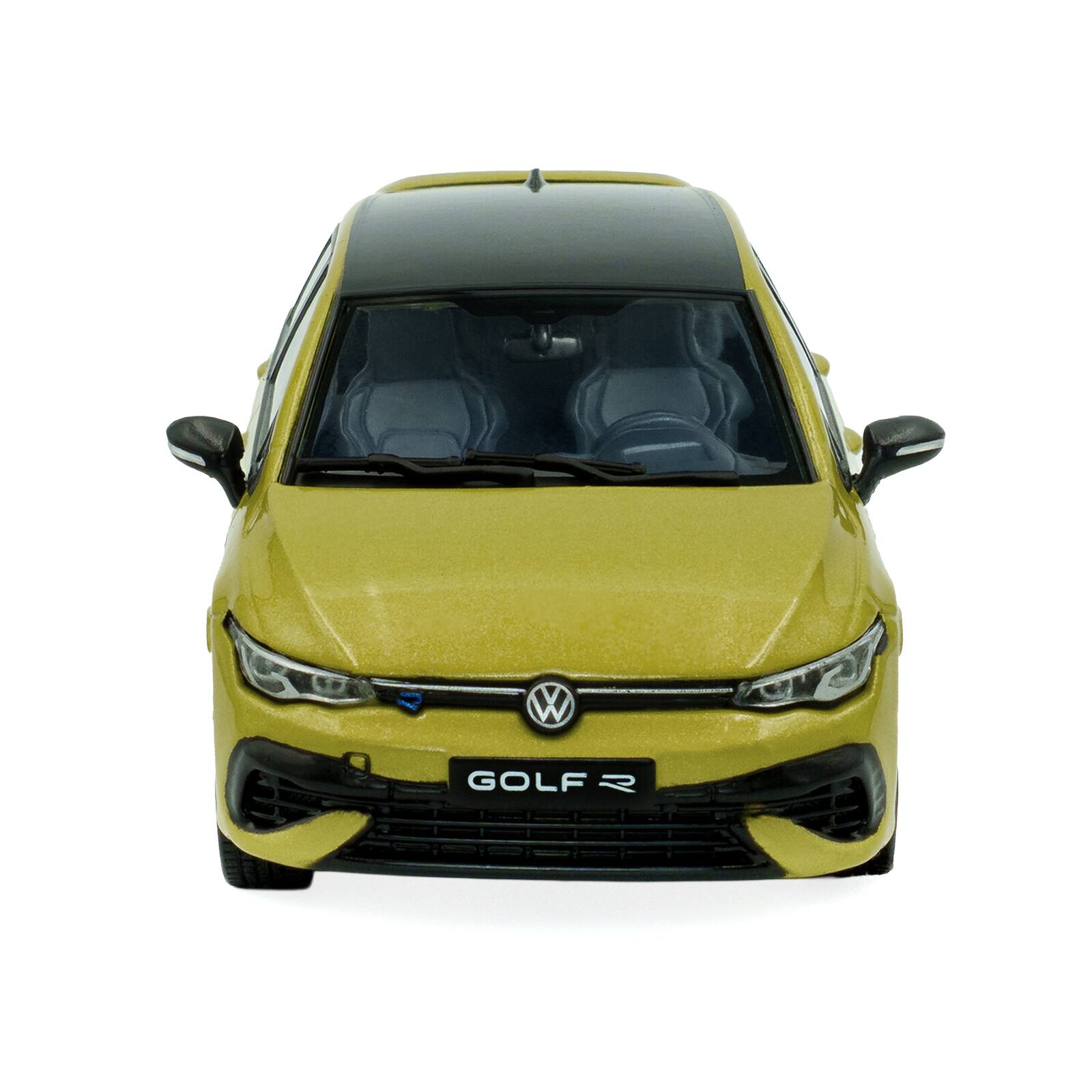 Alt View 3. Solido - 2023 Volkswagen Golf R 333 Limited Edition Lime Yellow Metallic with Black Top 1/43 Diecast Model Car by Solido.