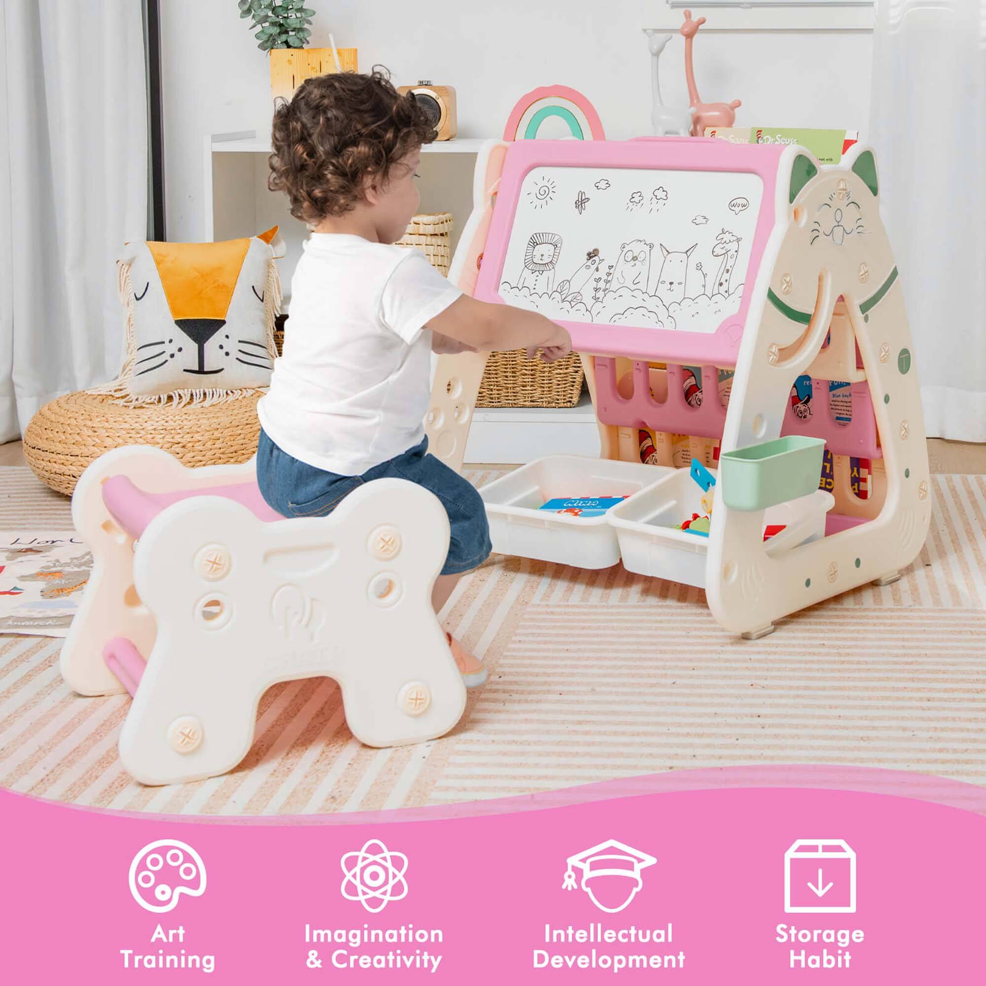 * Art Training
* Imagination & Creativity
* Intellectual Development
* Storage Habit