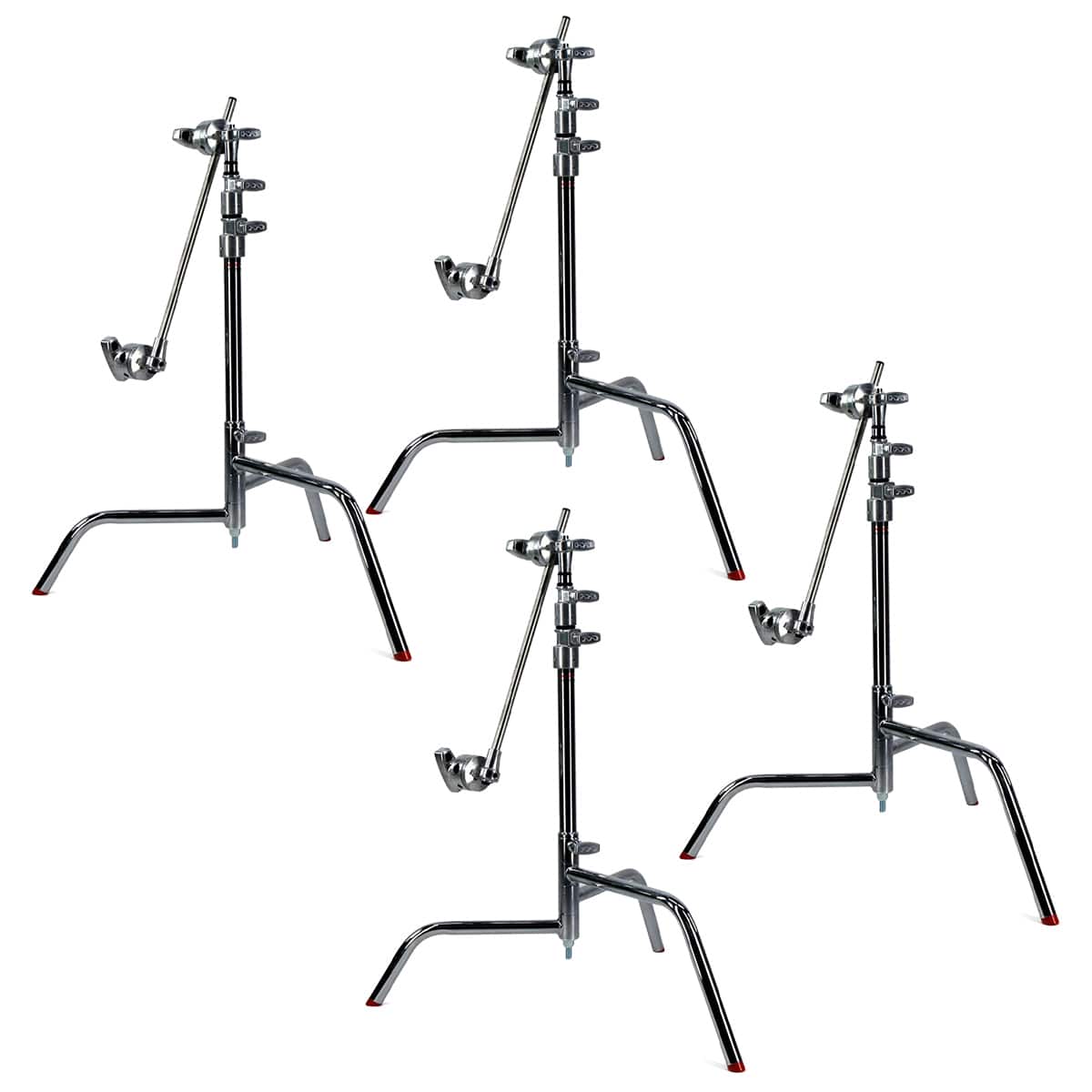 "Matthews - 20"" C+ Stand with Turtle Base and Grip Head and Arm, Chrome, 4-Pack" price history on PriceWatchPro