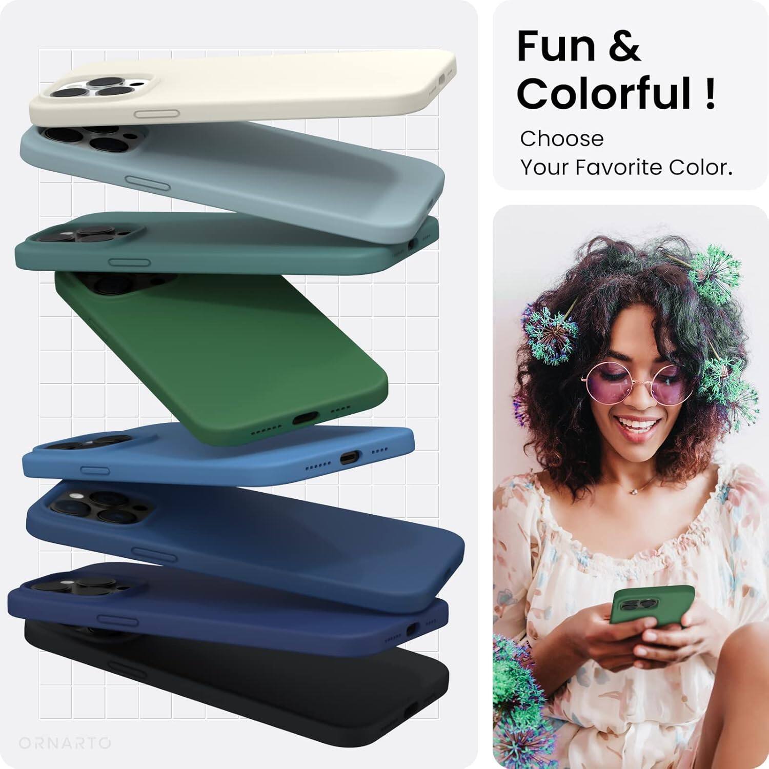 Fun & Colorful! Choose Your Favorite Color. ORNARTO