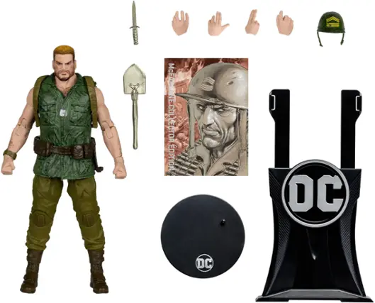 McFarlane Toys - DC Multiverse Sergeant Rock (DC Classic) 7" Figure McFarlane Collector Edition #14