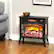 Alt View 1. Ecooso - 22" Fireplace Heater with Realistic Flame Effect, Overheating Protection & Adjustable Temperature for Indoor, 1500W - Black.