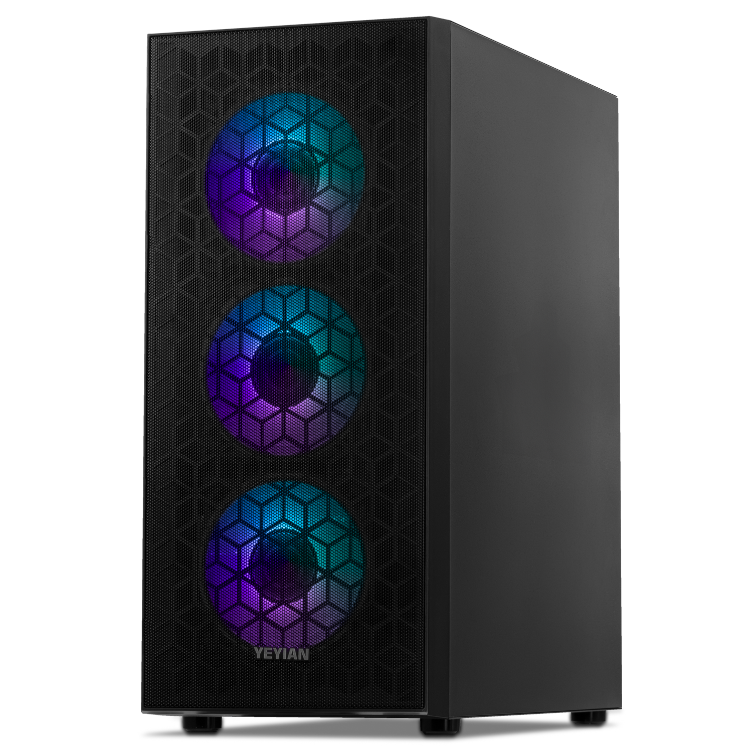 Angle. YEYIAN - Yeyian Gaming PC YUMI Intel Core i5-14400F RTX 5060TI 32GB DDR5 6000MHz 1TB SSD Windows11 Home YPI-YU44F0C-56T1U - black.