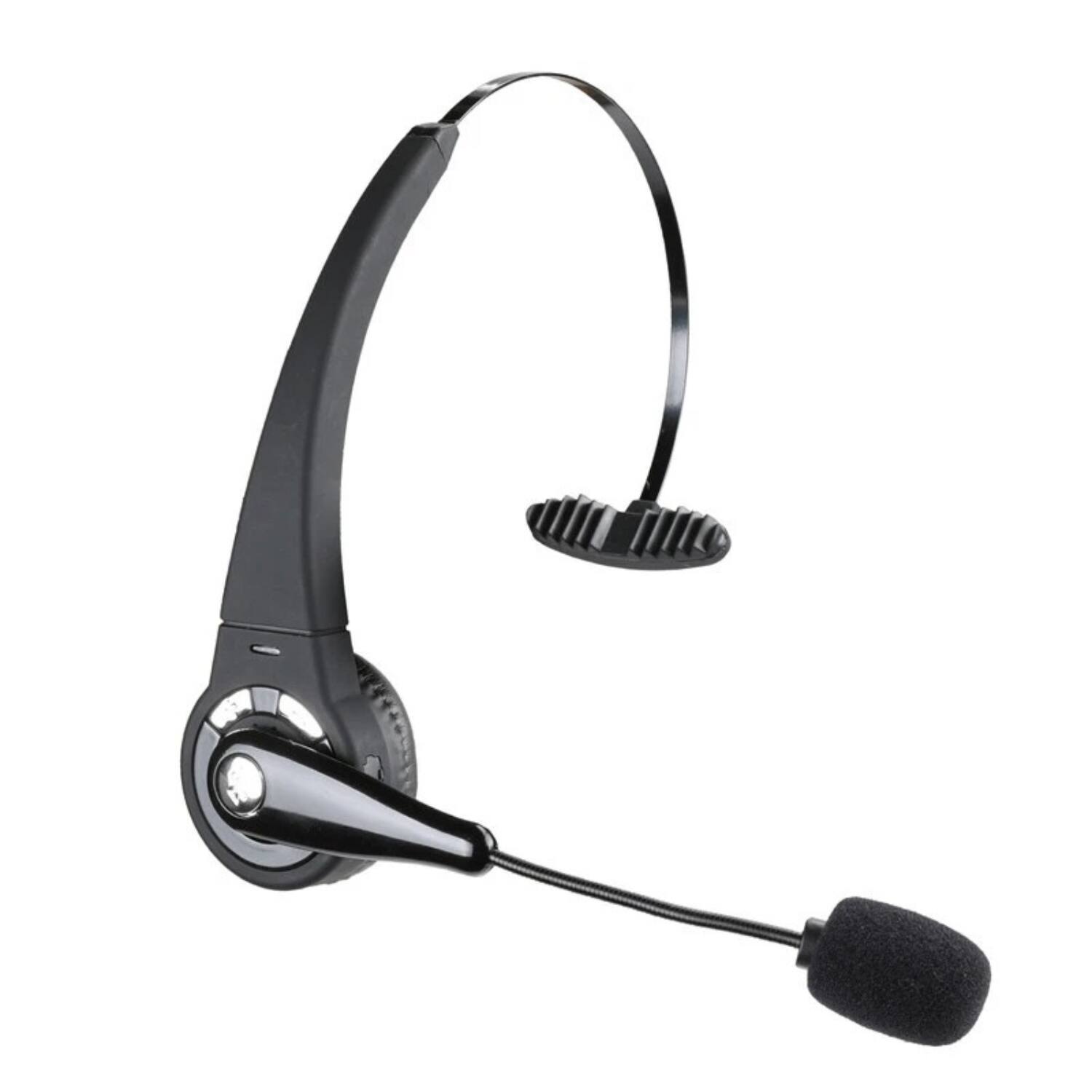 Front. Stock Preferred - Wireless Bluetooth Headset with Boom Mic for Truck Drivers 2Pack - Black.