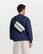 Angle. tomtoc - Aviator-T35 2.5L X-Pac Sling Bag with RFID Blocking, Minimalist Crossbody Bag Chest Shoulder Pack for Travel, Everyday - White.