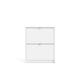 Tvilum - Bright 2 Drawer Shoe Cabinet - White