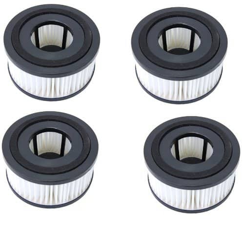 HQRP - 4-Pack Filters Replacement for Dirt Devil F15, for Easy Lite Quick, Extreme Quick Vac, Vibe Quick Vac Uprights