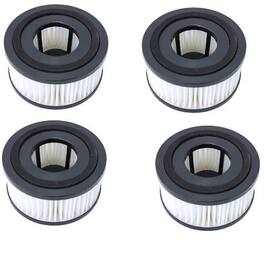 HQRP - 4-Pack Filters Replacement for Dirt Devil F15, for Easy Lite Quick, Extreme Quick Vac, Vibe Quick Vac Uprights