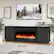 Left. U-HOMY - 70" Fireplace TV Stand with 36" Electric Fireplace, Fluted Media Console for TVs up to 80", Black - Black.
