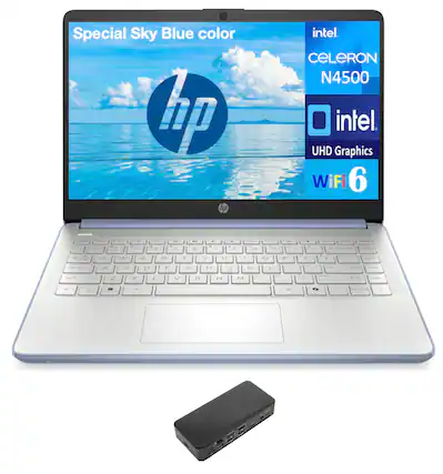 Special Sky Blue color
hp
intel
CELERON N4500
intel UHD Graphics
WiFi 6