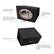 - 5/8" Medium-density fibreboard (MDF)
- Pre-installed speaker wires with quick connect/disconnect terminals
- Polyester fiber sound-absorbing cotton
- Durable carpet cover
- Push-terminal connector for easy connection to the speaker box with the audio source