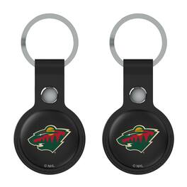 Keyscaper - Minnesota Wild Two-Pack AirTag Holders - No Size - Black