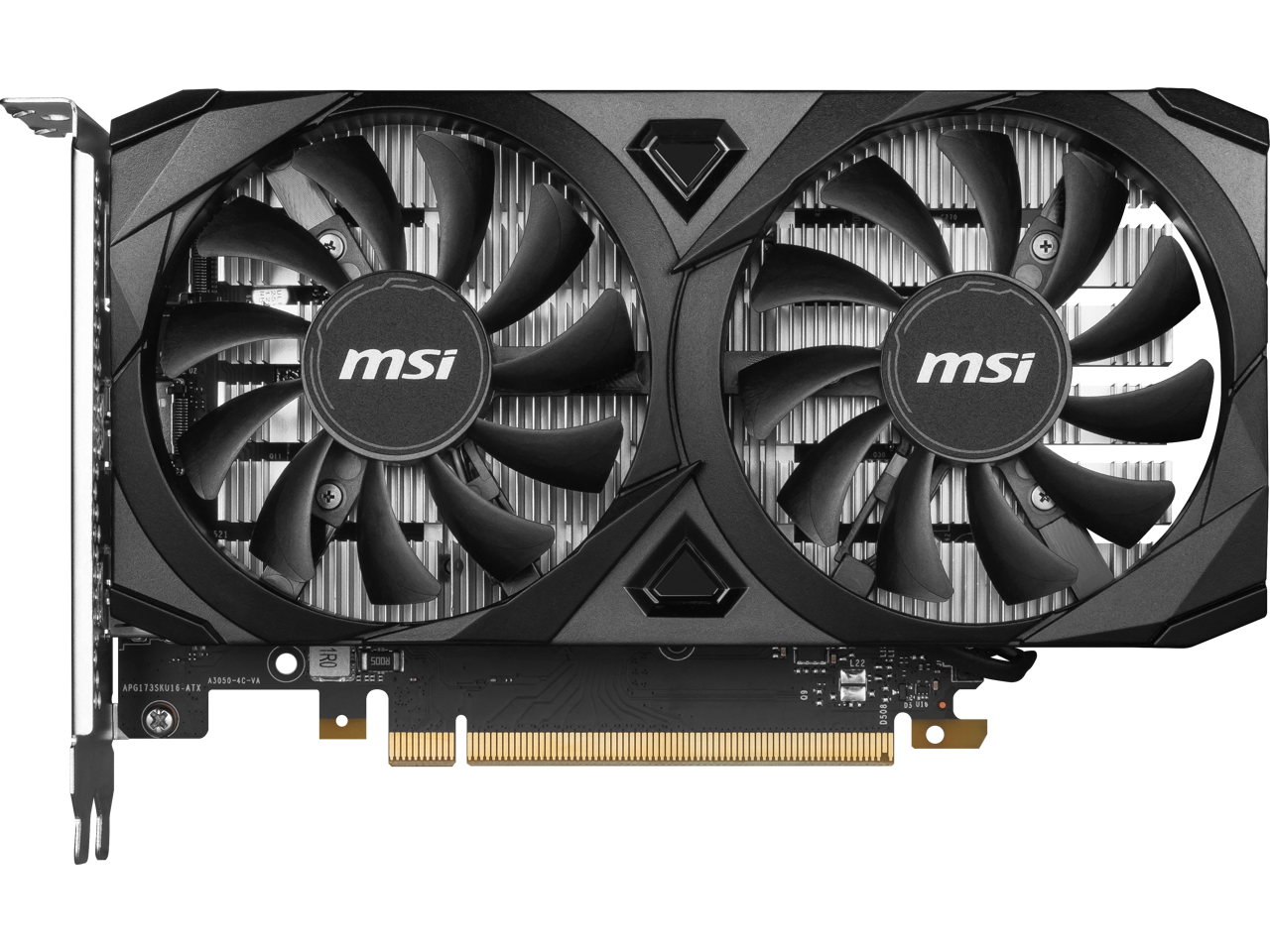 MSI - Ventus GeForce RTX 3050 6GB GDDR6 PCI Express 4.0 x8 ATX Graphics Card RTX 3050 VENTUS 2X 6G OC