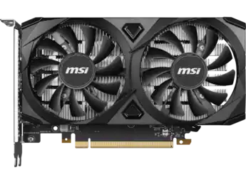 MSI Ventus GeForce RTX 3050 6GB GDDR6 PCI Express 4.0 x8 ATX MSI Ventus GeForce RTX 3050 6GB GDDR6 PCI Express 4.0 x8 ATX