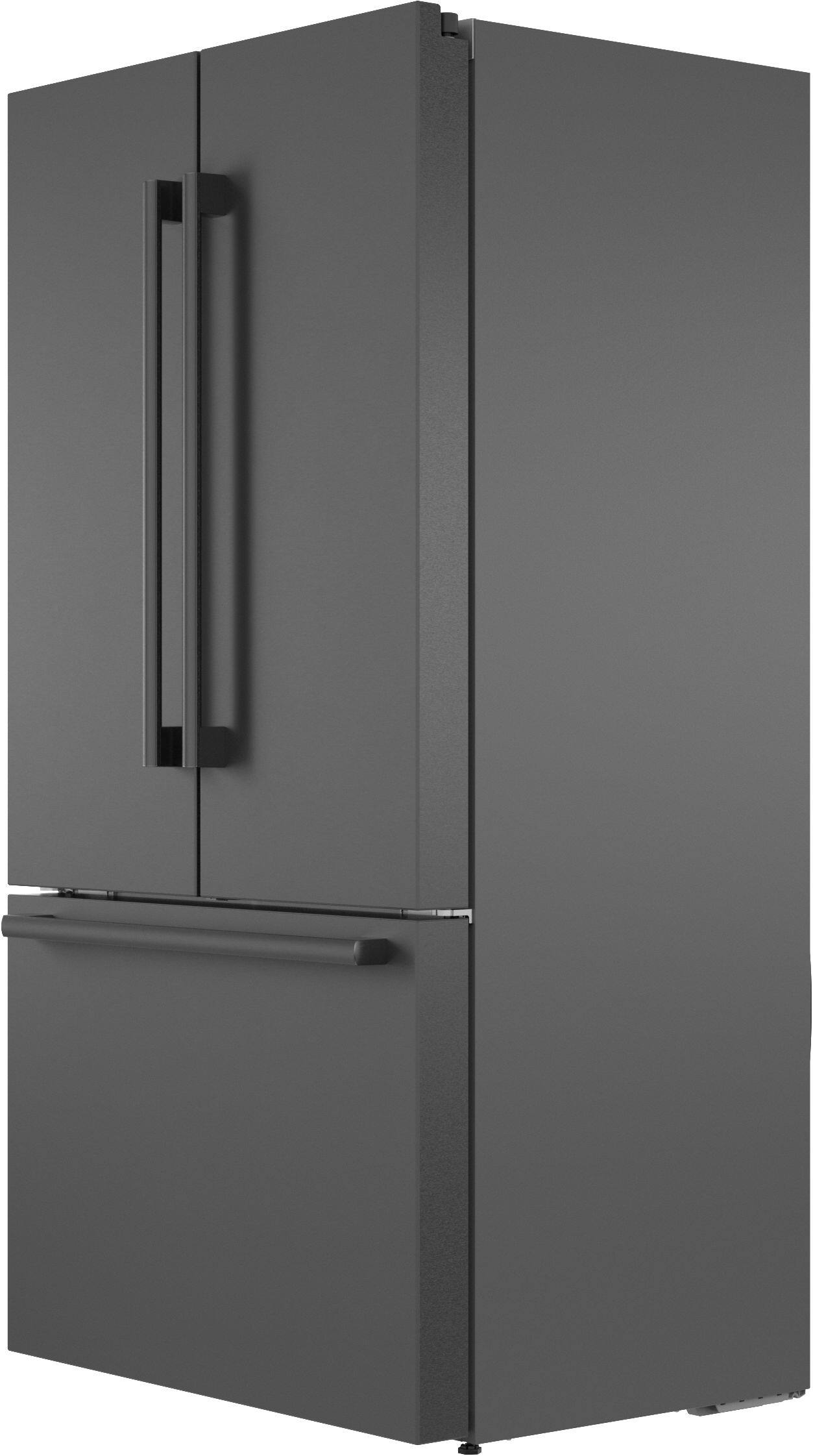 Alt View 10. Bosch - 800 Series 36 in. Wide 21 Cu. Ft. French Door Counter-Depth Smart Refrigerator - Black Stainless Steel.