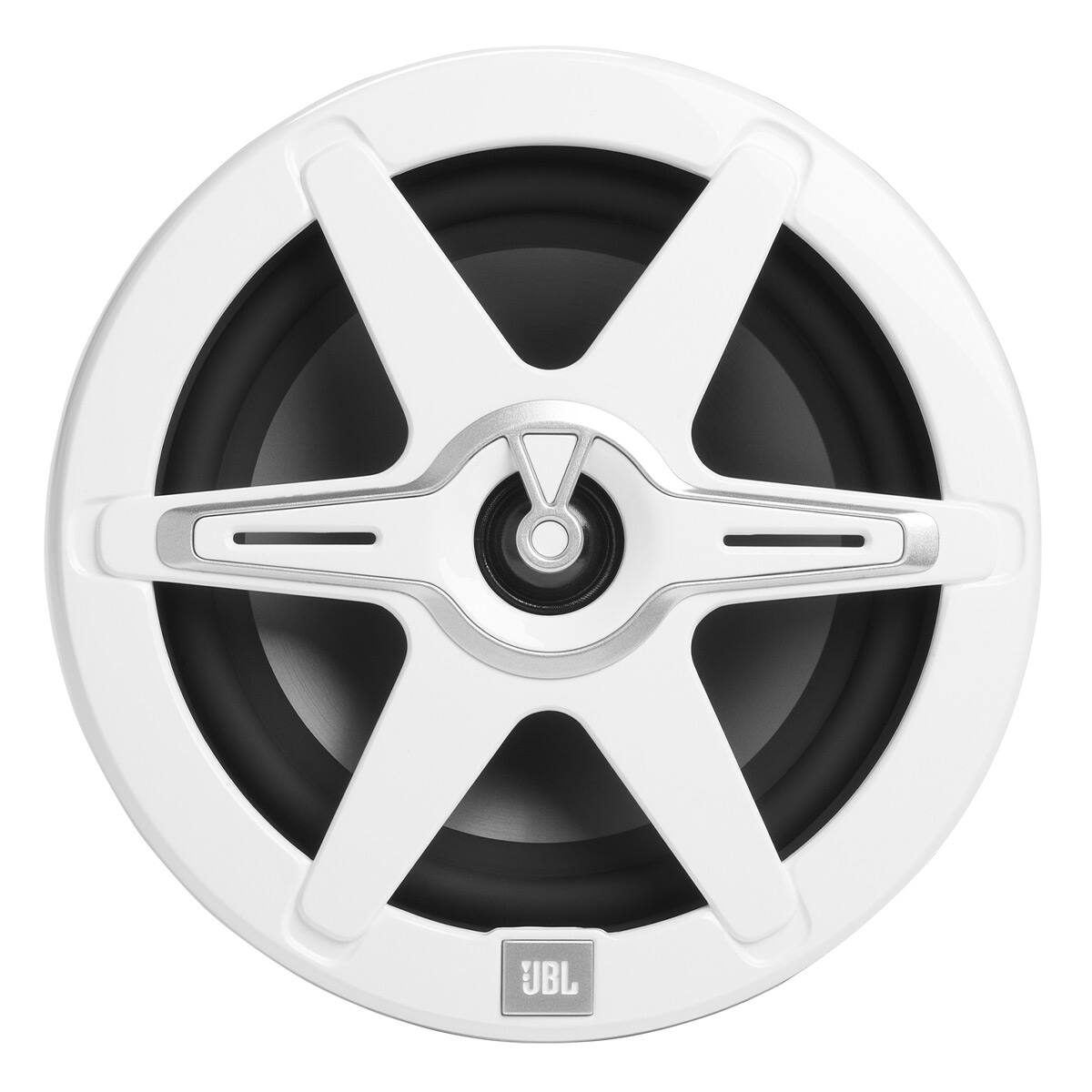 Alt View 9. JBL - JBL CLUB82 8" (200mm) two-way marine audio multi-element speaker     150W – white/Gray Grills included - Black.