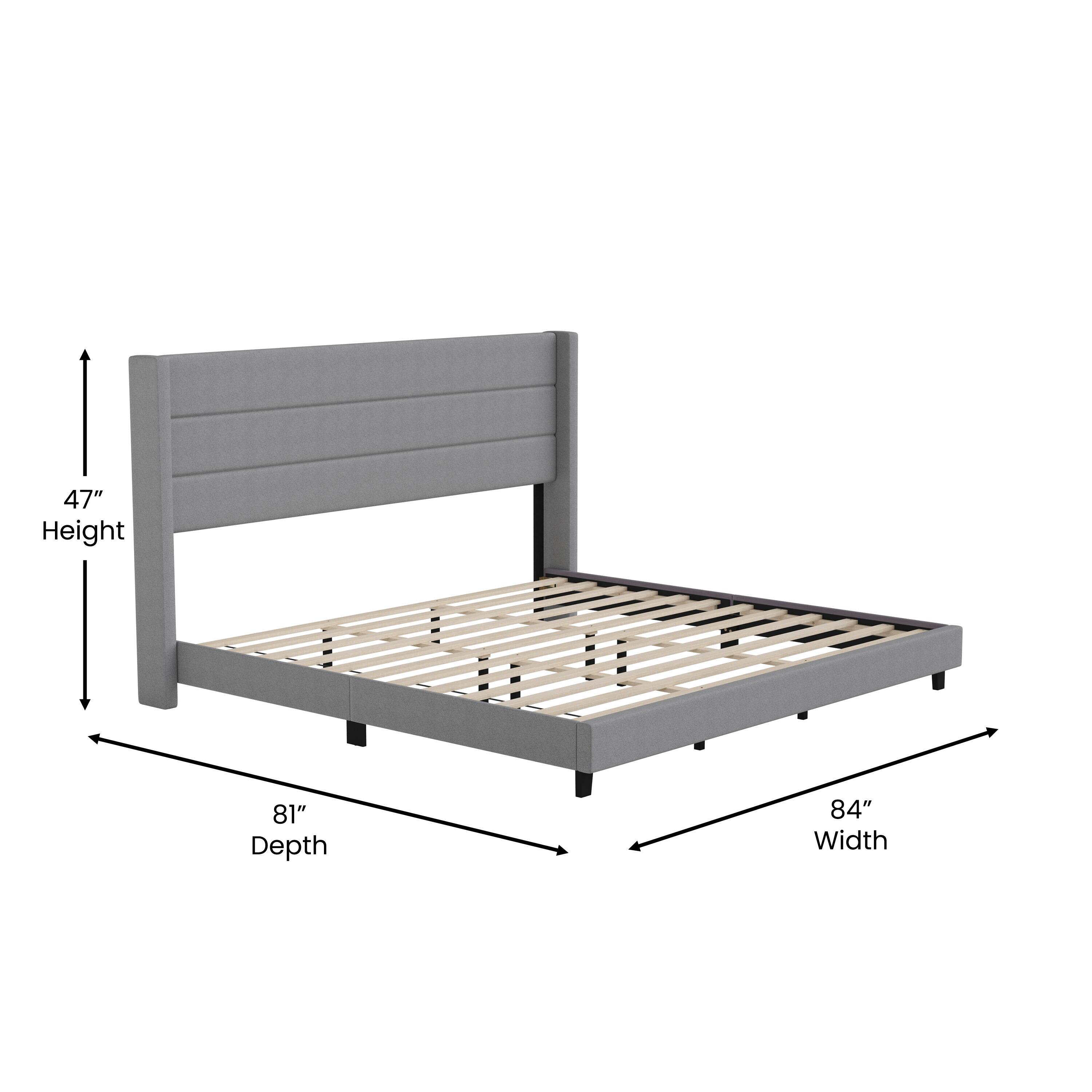 47" Height, 81" Depth, 84" Width
