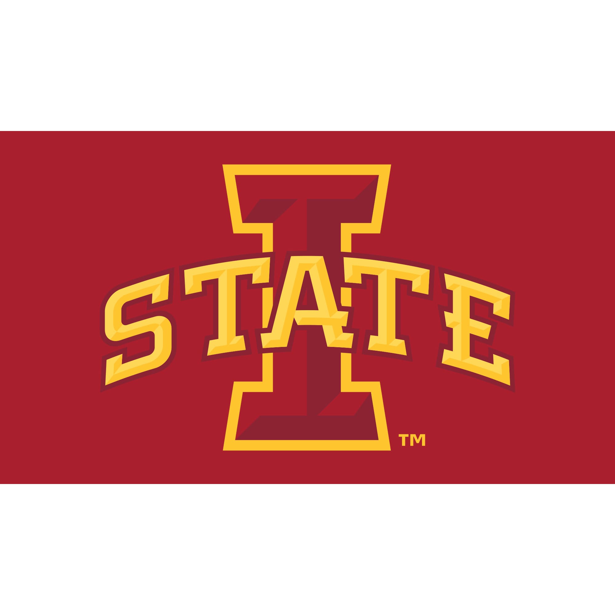 Front. Evergreen Enterprises - Iowa State Cyclones 28" x 16" Turf Mat - Multicolor.