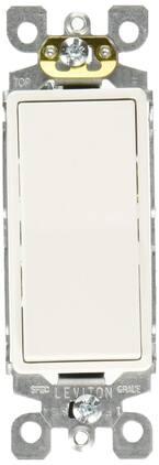 Leviton - 106-5601-2IS Single-Pole Rocker Switch - Ivory