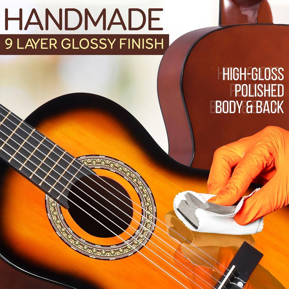 HANDMADE  
9 LAYER GLOSSY FINISH  
HIGH-GLOSS POLISHED BODY & BACK
