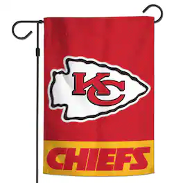 WinCraft - Kansas City Chiefs 12" x 18" Applique Garden Flag - Multicolor