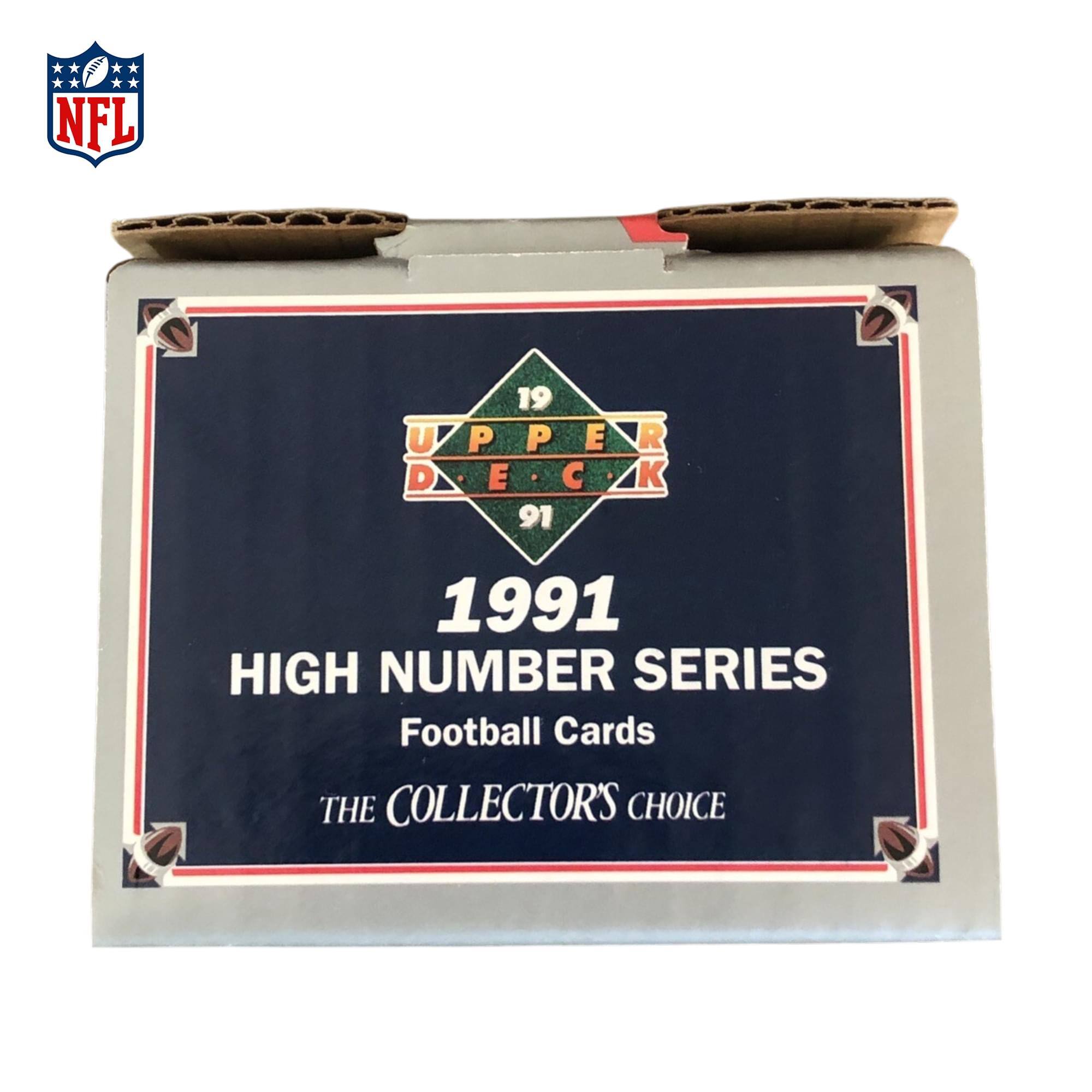 NFL 19 UPPER DECK 91 1991 HIGH NUMBER SERIES Football Cards THE COLLECTOR'S CHOICE