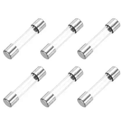 Front. Unique Bargains - 2A 250V 6x30mm Time Delay Glass Fuse UL Listed Slow Blow Fuse for Home Appliances 6pcs.