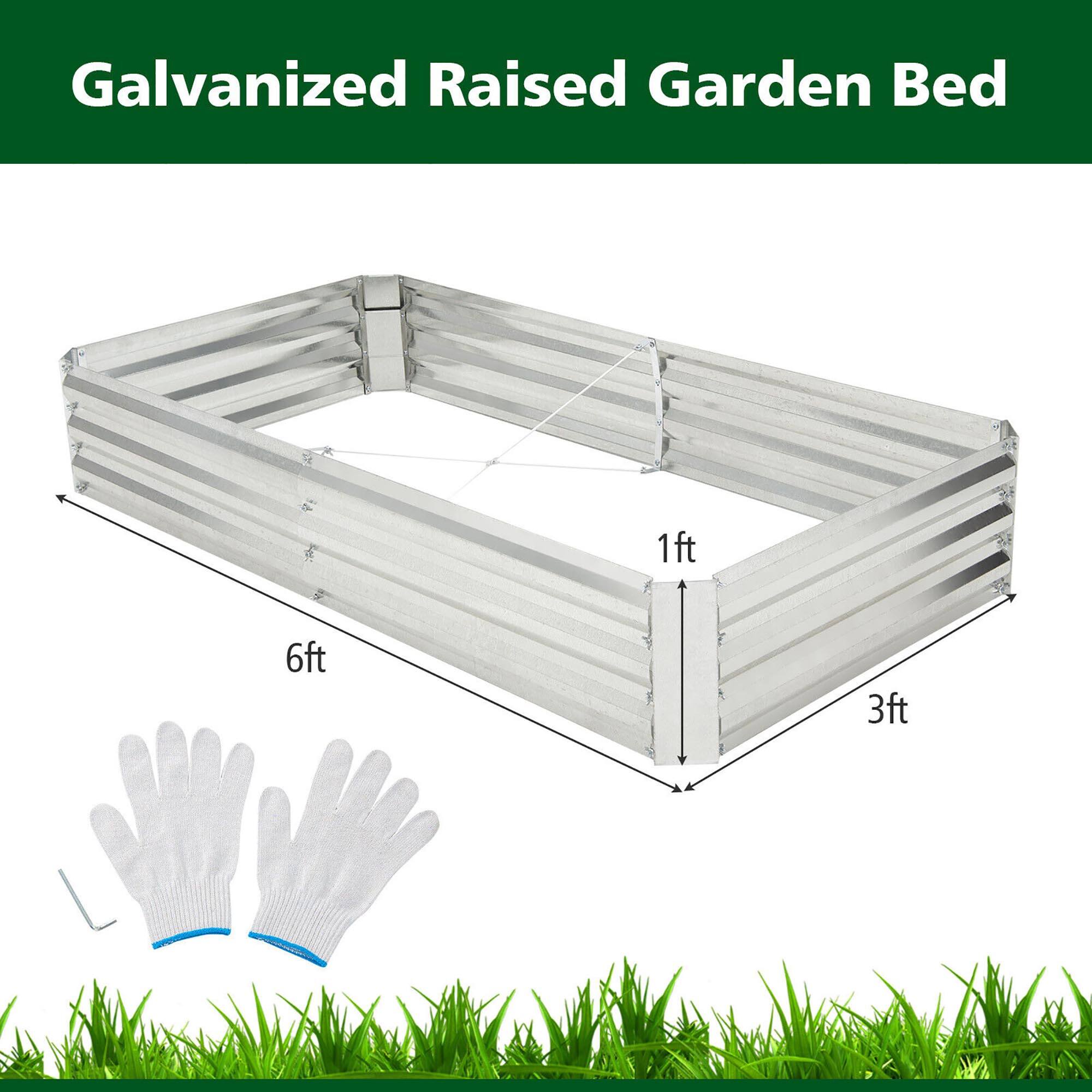 Galvanized Raised Garden Bed

1ft x 6ft x 3ft