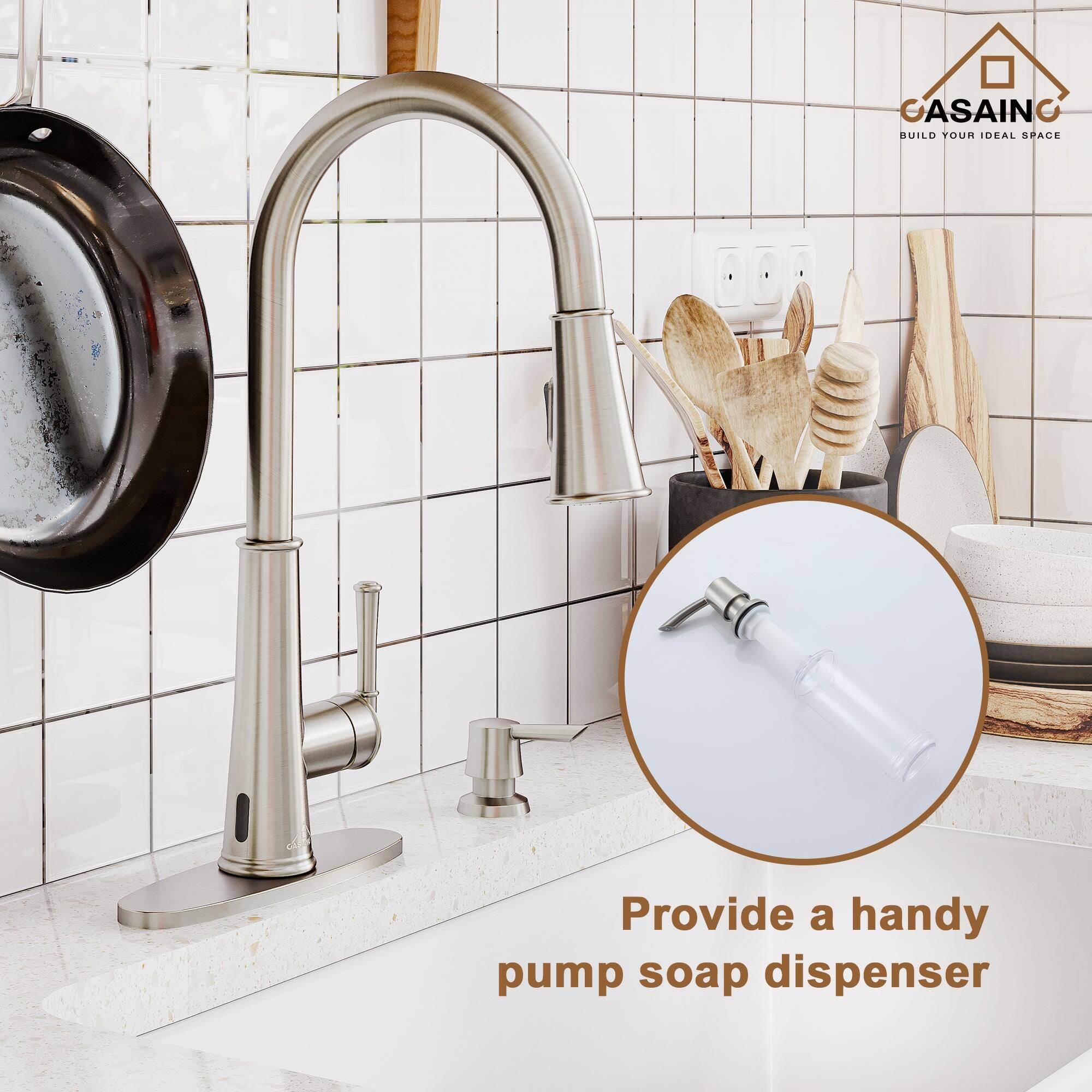 CASAINO  
BUILD YOUR IDEAL SPACE  

Provide a handy pump soap dispenser