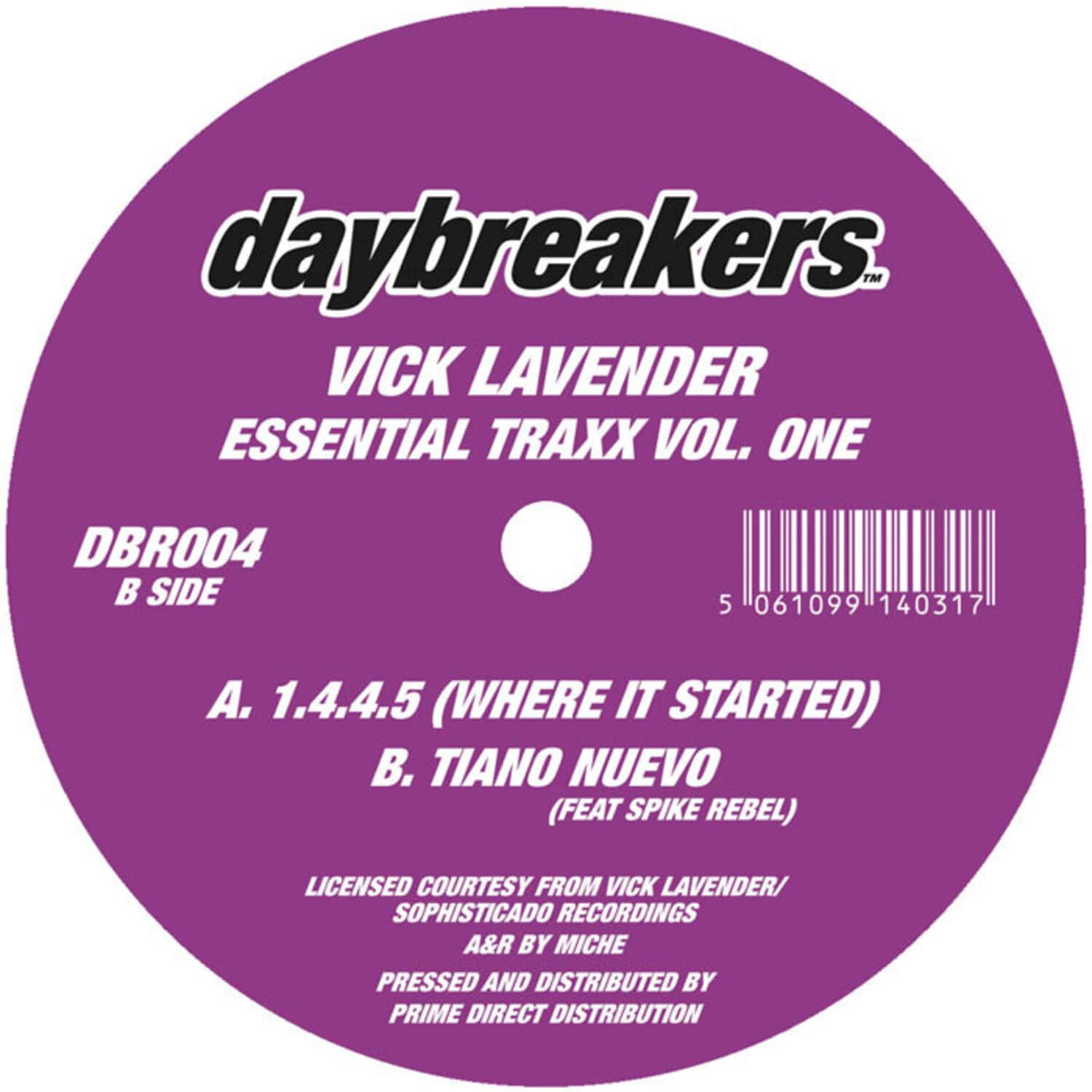 Vick Lavender - Essential Traxx Vol. 1   - 12-INCH SINGLE [12 inch Vinyl Single] price history on PriceWatchPro