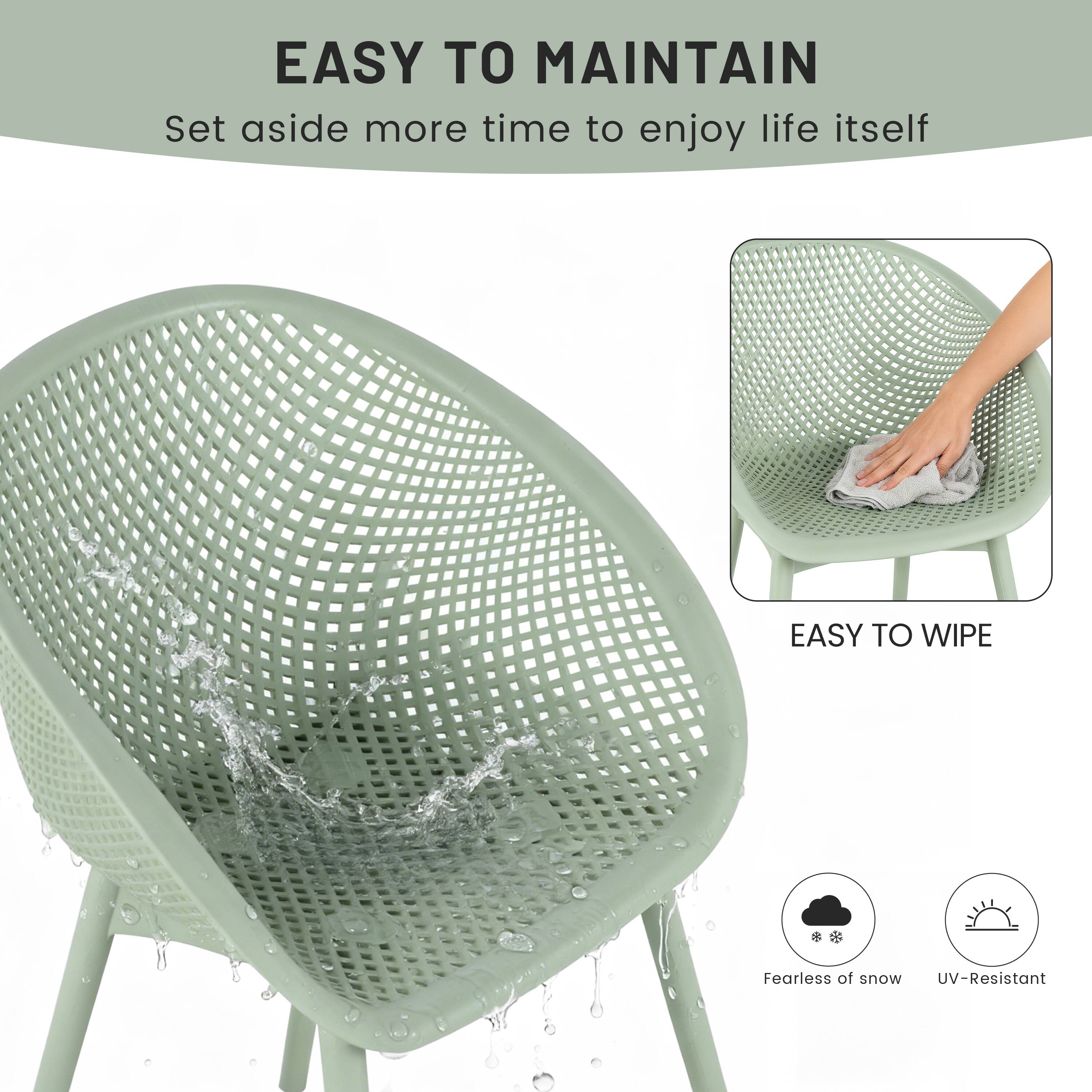 EASY TO MAINTAIN  
Set aside more time to enjoy life itself  

EASY TO WIPE  

Fearless of snow  
UV-Resistant