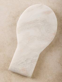 GAURI KOHLI - Machu Picchu Spoon Rest - Shades of white with streaks of color