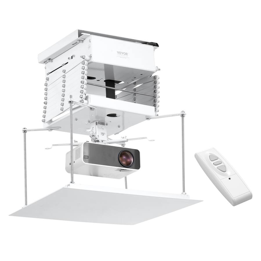 Projecter Static VEVOR Motorized Projector Lift, Electric Projector Lift Adjustable ...