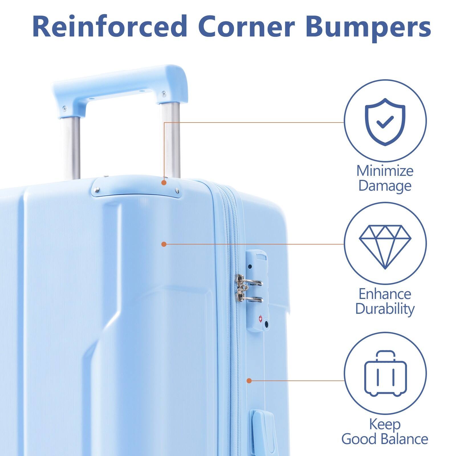 Reinforced Corner Bumpers

- Minimize Damage
- Enhance Durability
- Keep Good Balance