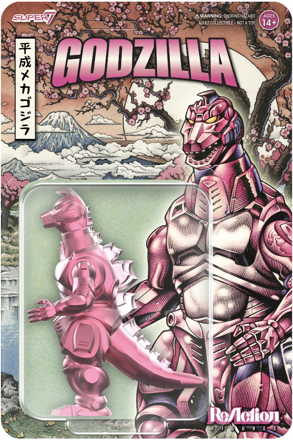 Super7 - Toho - ReAction Figures - Mechagodzilla '93 (Cherry Blossom Festival) - COLLECTIBLES