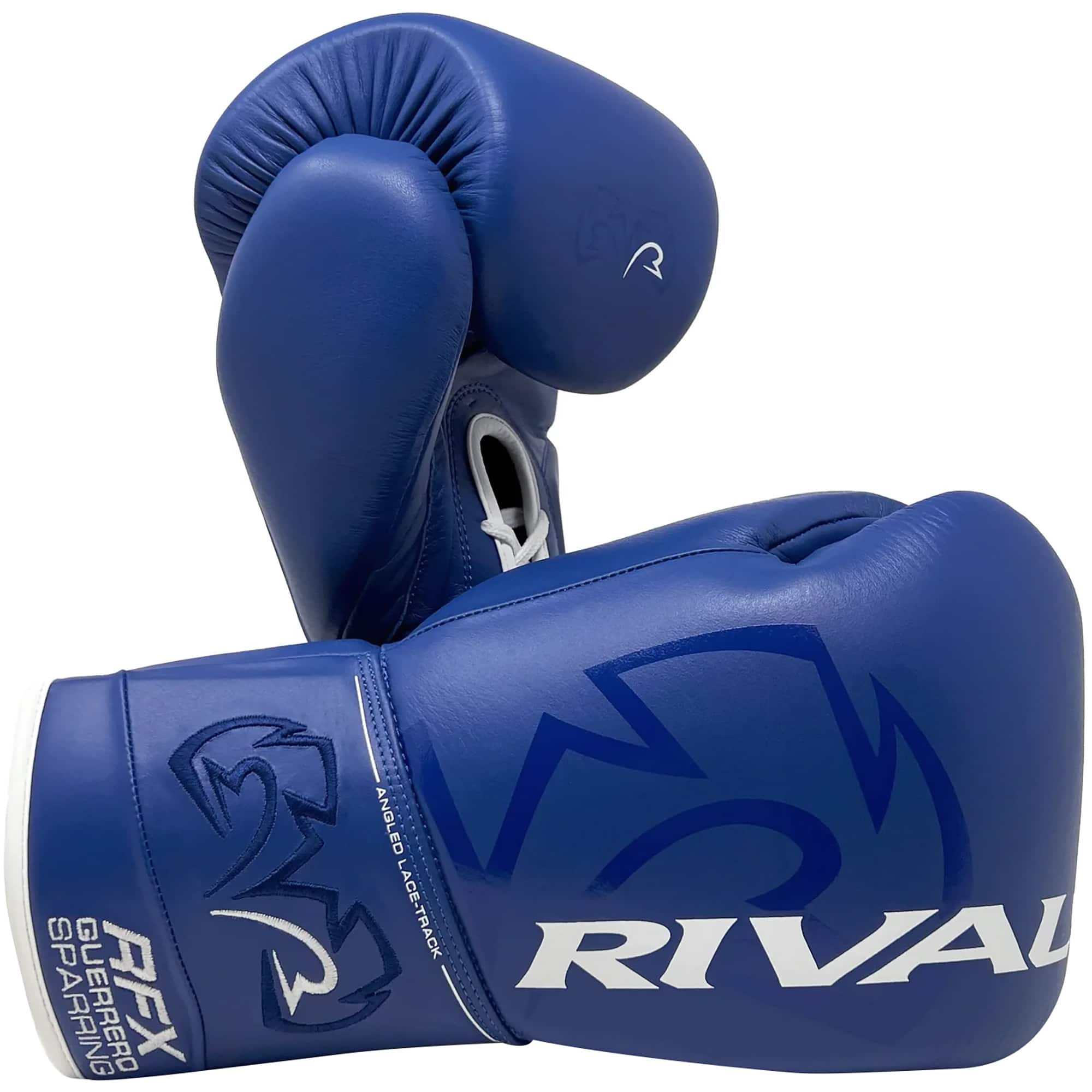 RIVAL - Boxing RFX-Guerrero HDEF Lace-Up Sparring Gloves - 20 oz. - Blue