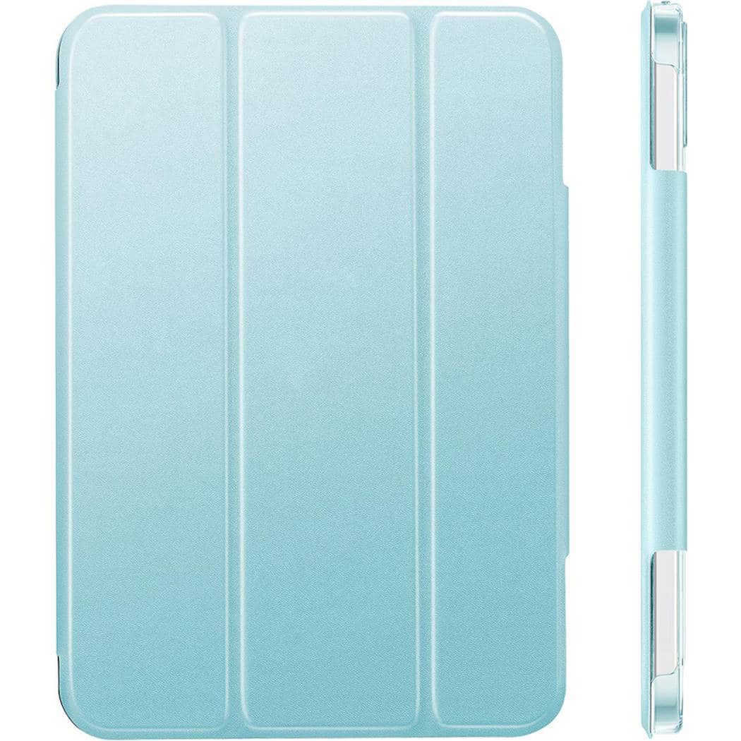 Alt View 11. SaharaCase - ESR Folio Case for Apple iPad mini (A17 Pro) and Apple iPad mini (6th Generation 2021) - Aqua.