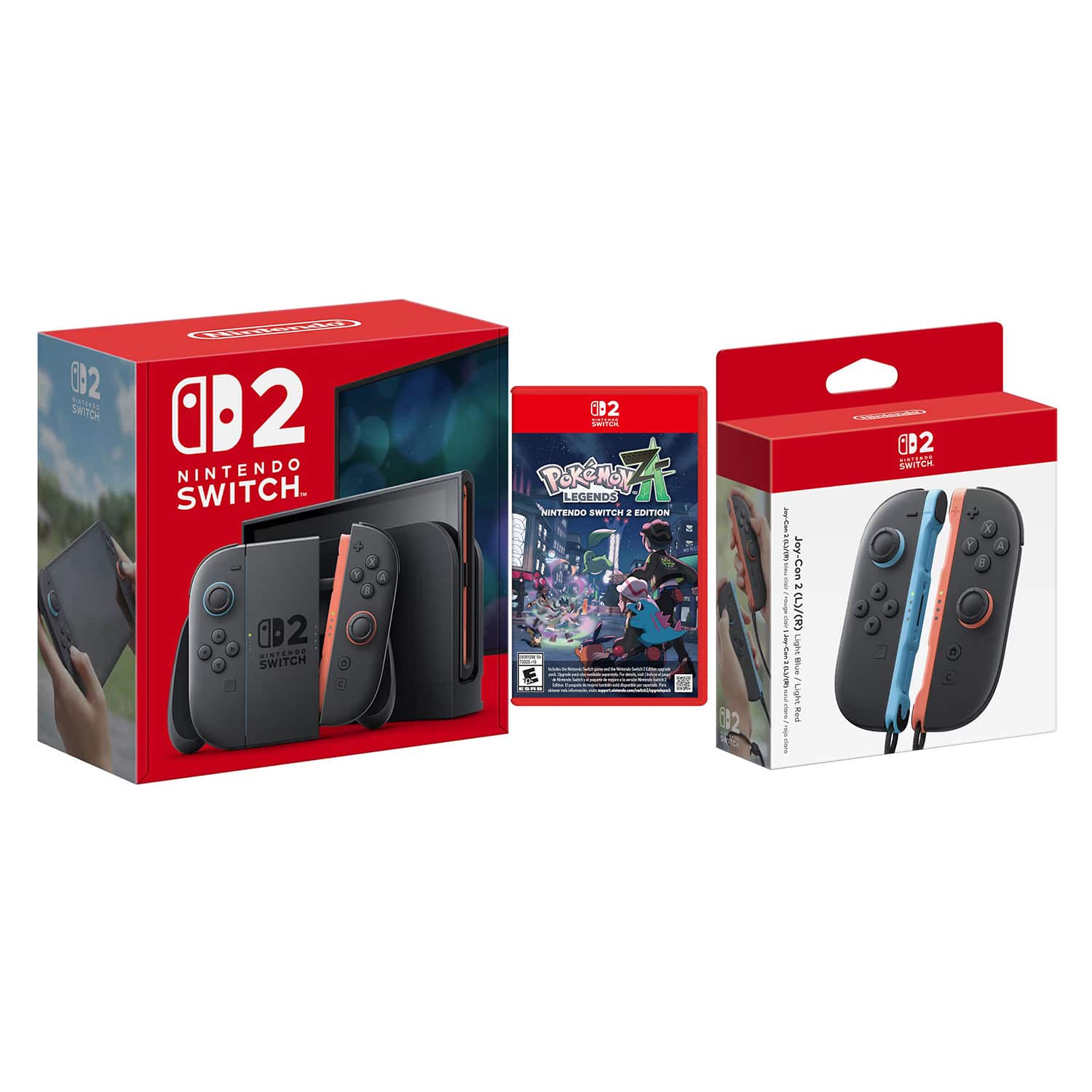 Switch 2 Console with Pokemon Legends Z-A and Extra Joy-Cons Bundle - Nintendo Switch 2