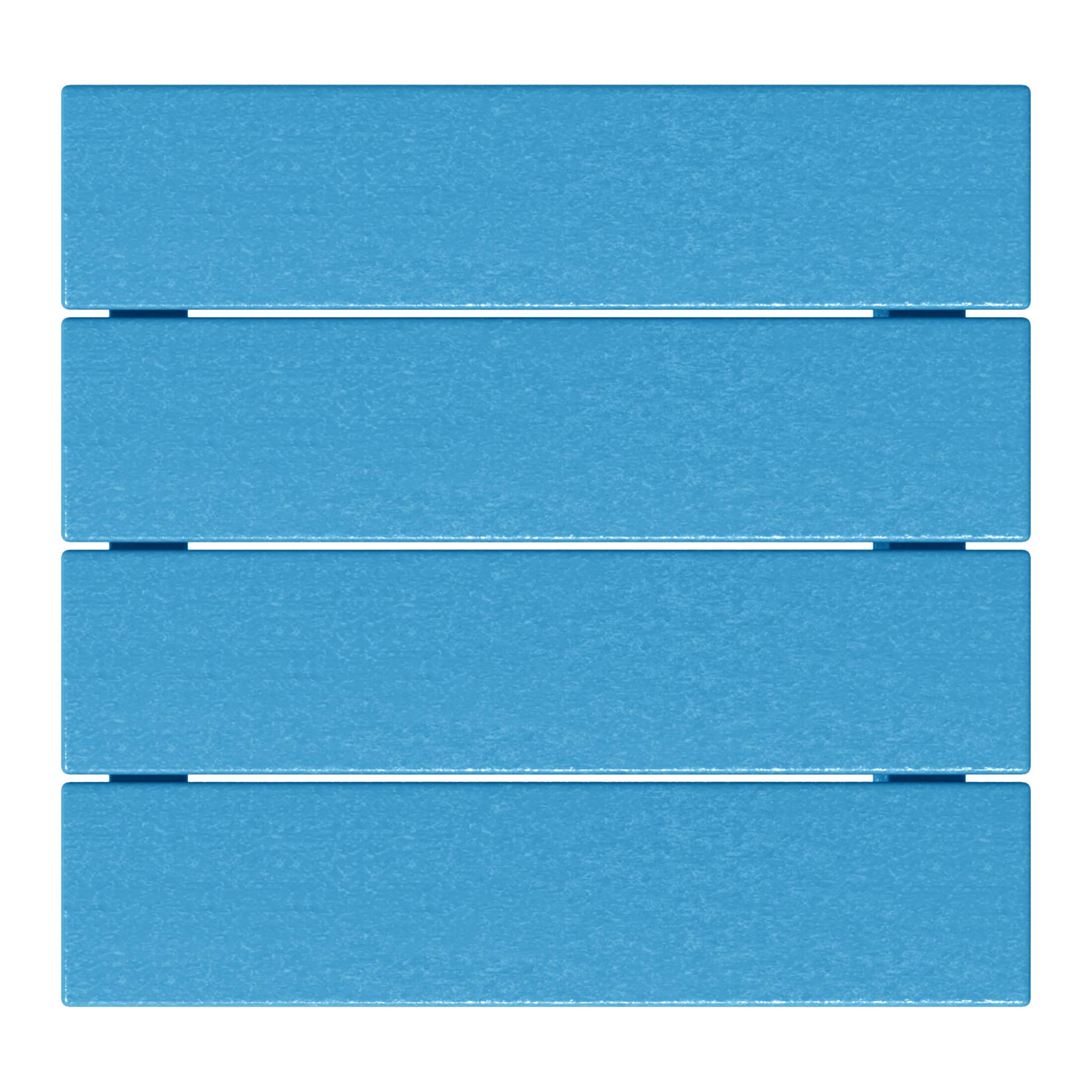 Alt View 1. WestinTrends - WestinTrends Malibu Kids Outdoor Patio Furniture HDPE Adirondack Square Side Table - Pacific Blue.