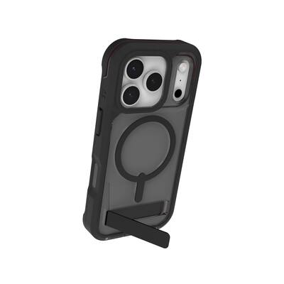 ZAGG - Rainier Snap with Kickstand for Apple iPhone 17 Pro - Smoke Black ZAGG - Rainier Snap with Kickstand for Apple iPhone 17 Pro - Smoke Black