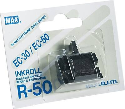 MAX
MAX ELECTRONIC CHECK WRITER
For MAX EC-30 / EC-50
INKROLL
ROULEAU ENCREUR
RODILLO ENTINTADOR
R-50
MAX CO., LTD.