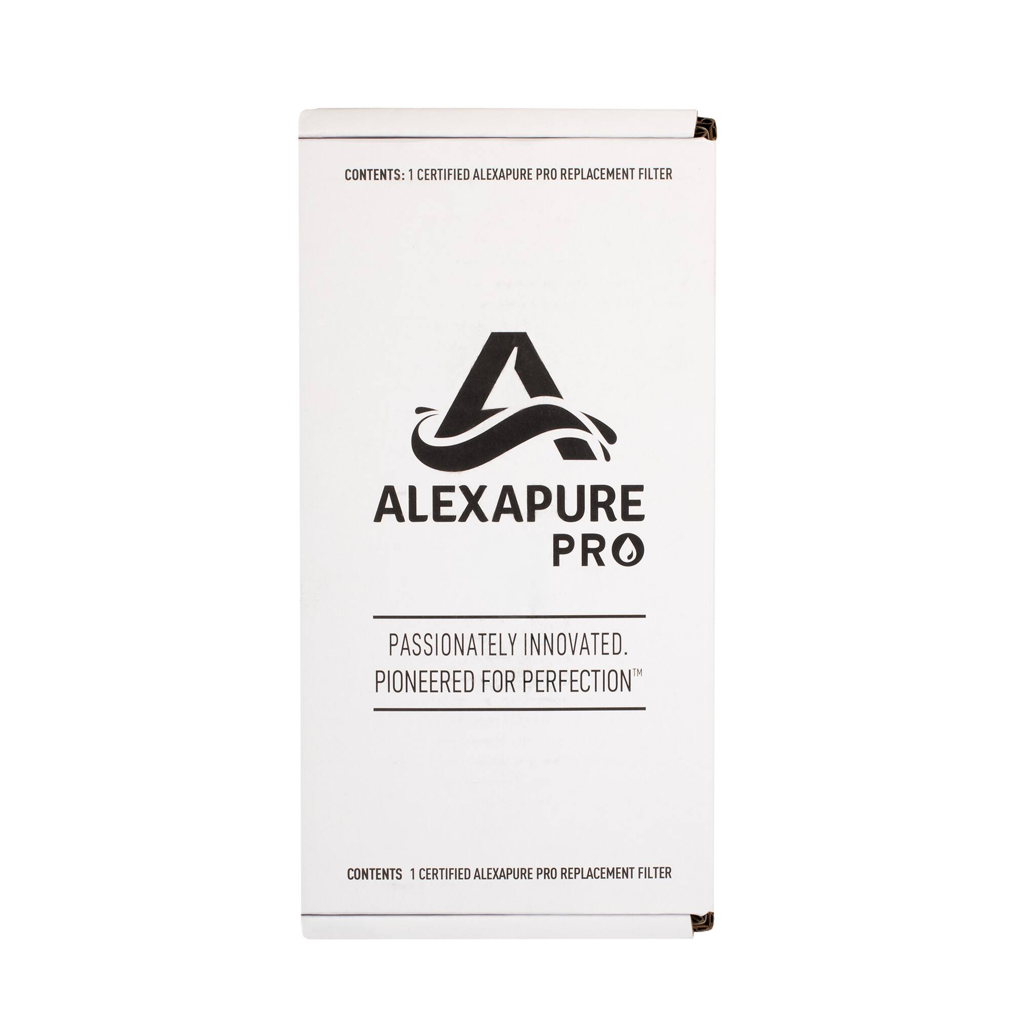 CONTENTS: 1 CERTIFIED ALEXAPURE PRO REPLACEMENT FILTER

ALEXAPURE PRO

PASSIONATELY INNOVATED. PIONEERED FOR PERFECTION

CONTENTS: 1 CERTIFIED ALEXAPURE PRO REPLACEMENT FILTER