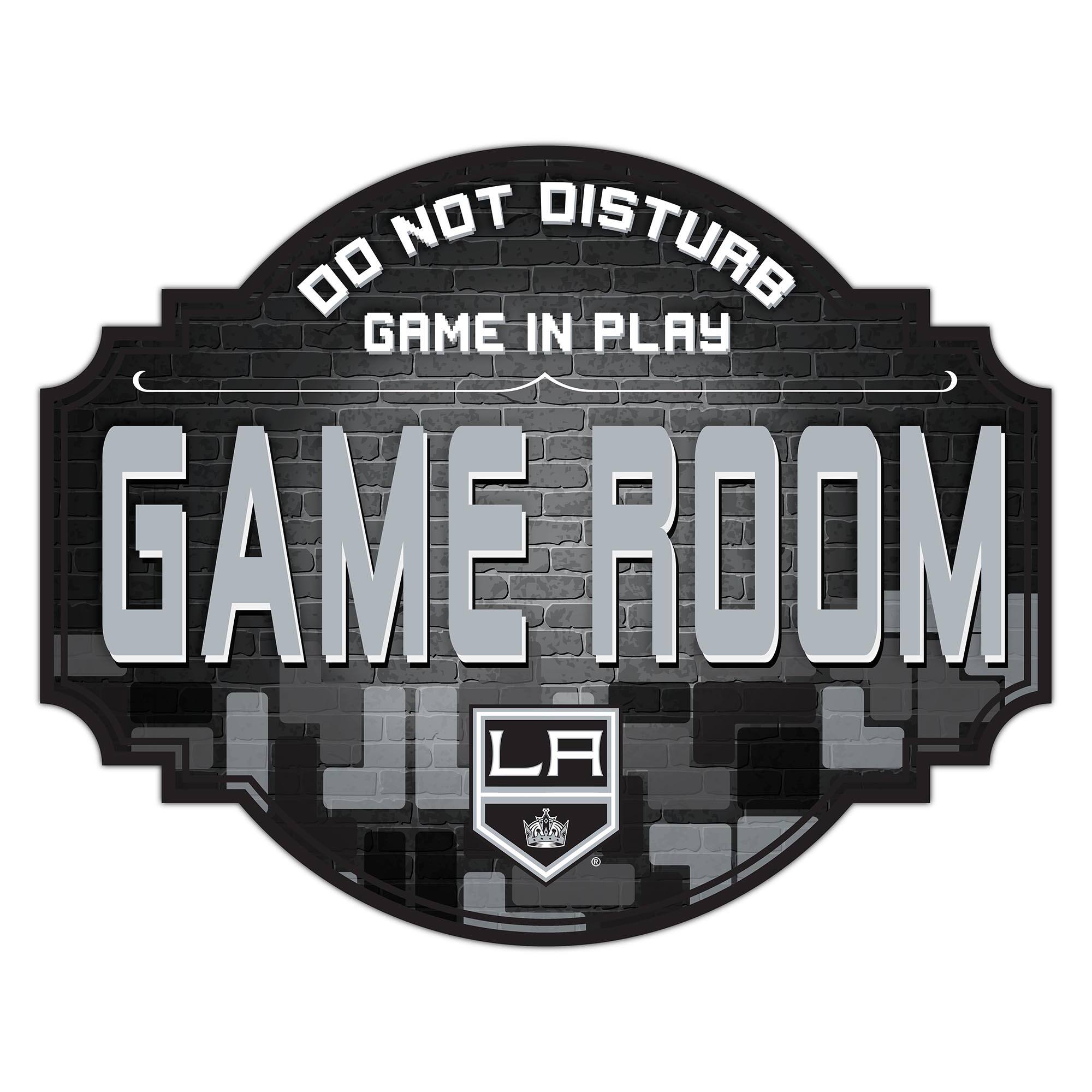 Los Angeles Kings 12'' Game Room Tavern Sign